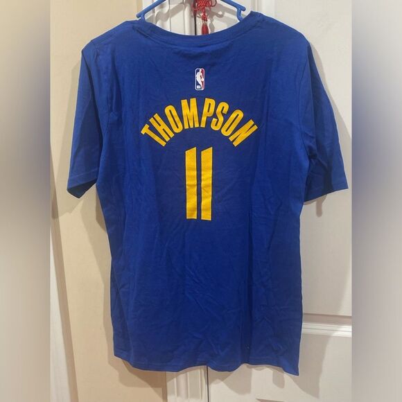 Nike Blue and Yellow NBA T-Shirt- Golden State Warriors - Picture 2 of 3